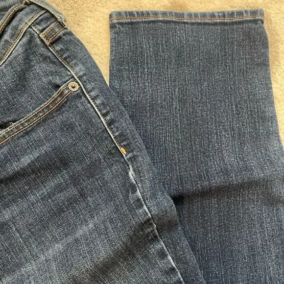 Old Navy Plus Size 16 Long Sweetheart Dark Denim Bootcut - Picture 5 of 11